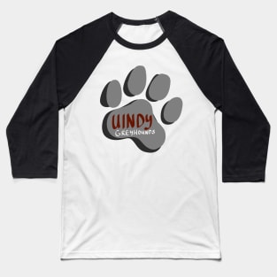 University of Indianapolis Greyhounds Paw Print Baseball T-Shirt